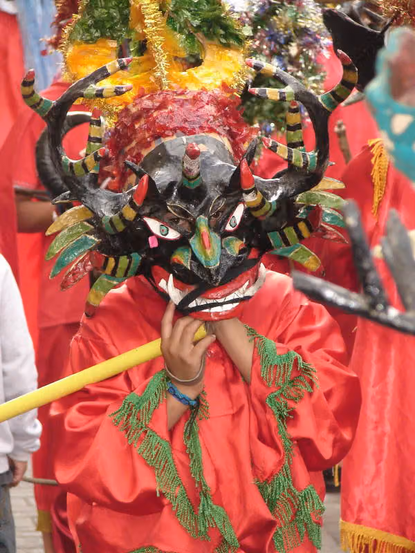 Diablada de Píllaro, photograph 045 (6 January 2007)