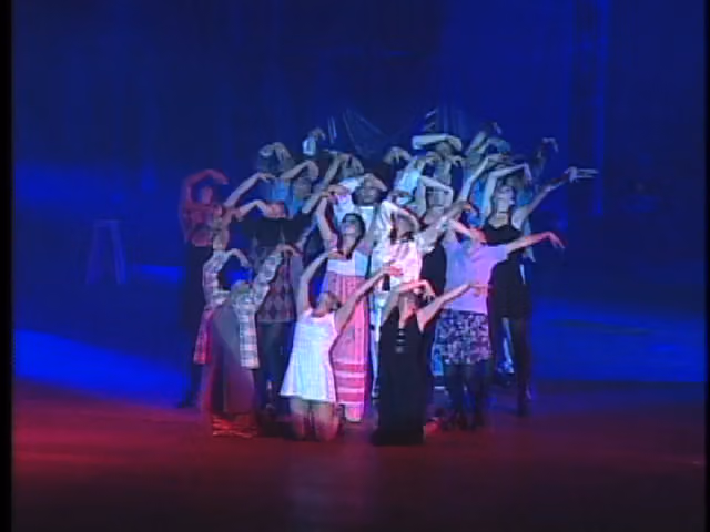 Scene from the musical «Cantuña» (Ecuador, 2014)