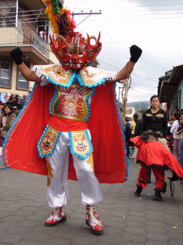 Diablada de Píllaro, photograph 044 (6 January 2007)