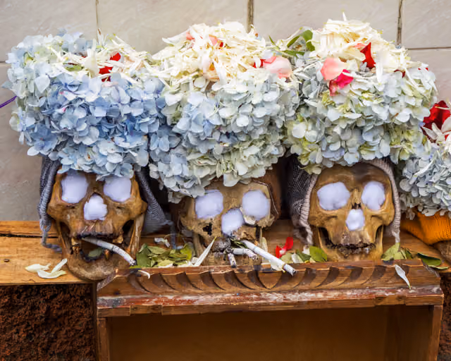 Trio of ñatitas celebrating their day (Bolivia)