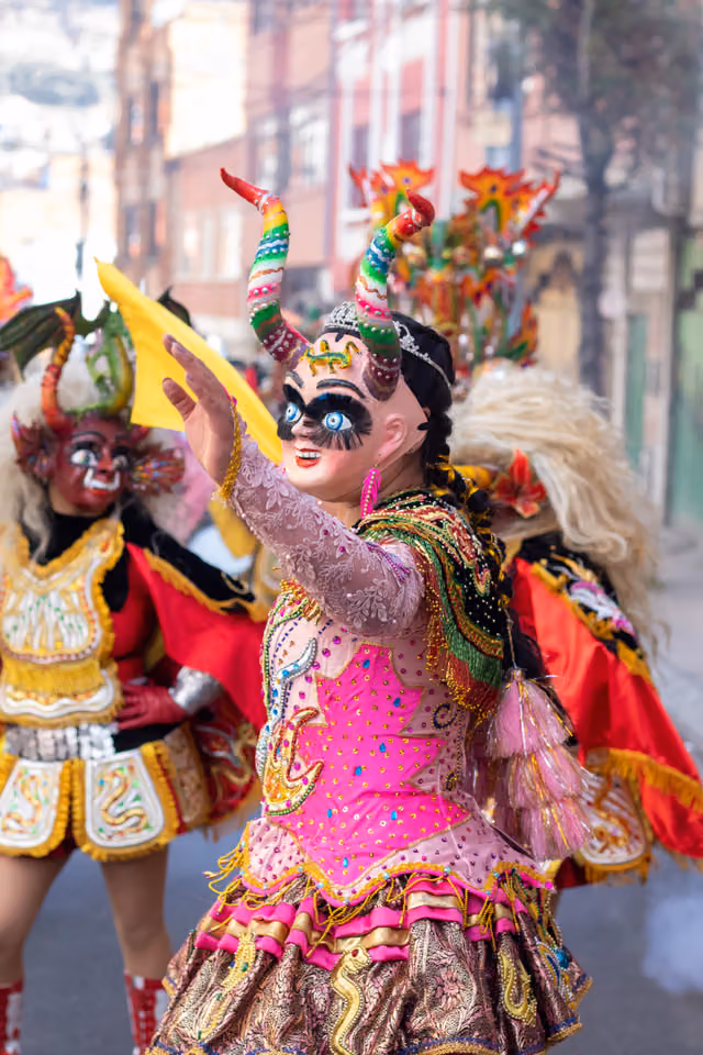 Diablada dancers, Bolivia (Diablada10)