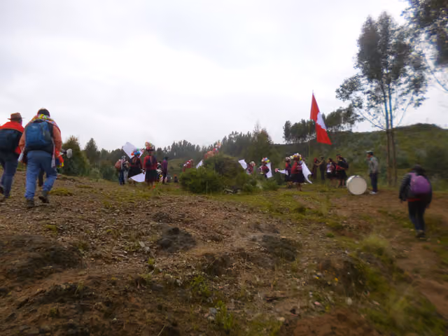 Communal boundary walk (linderaje) in the Fortaleza community, Cusco (52)