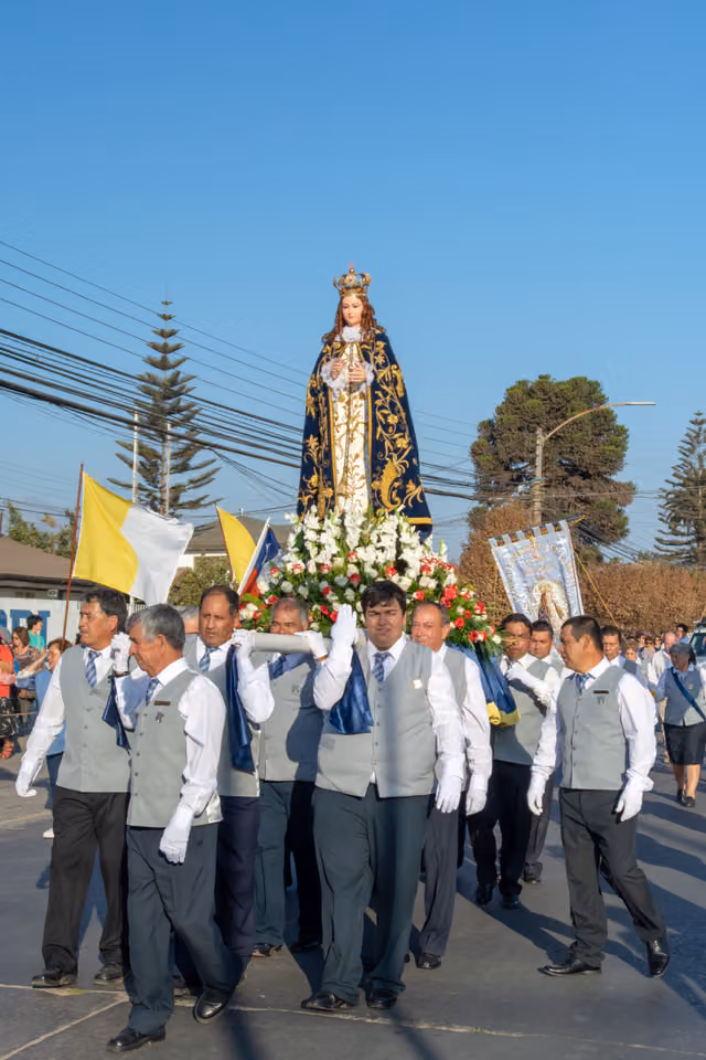 Procession of the Virgen de las 40 Horas, Limache (09)