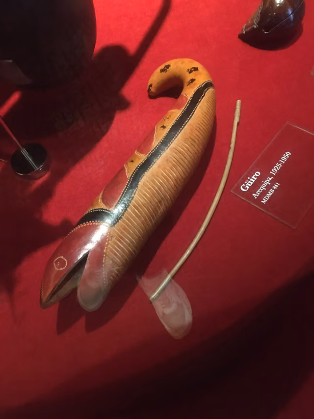 Peruvian güiro, Museu de la Música de Barcelona