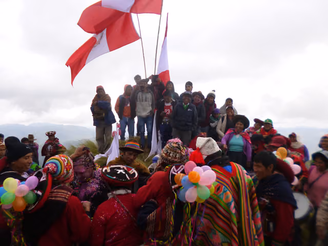 Linderaje boundary-walking, Fortaleza community, Cusco 2019 (photo 31)