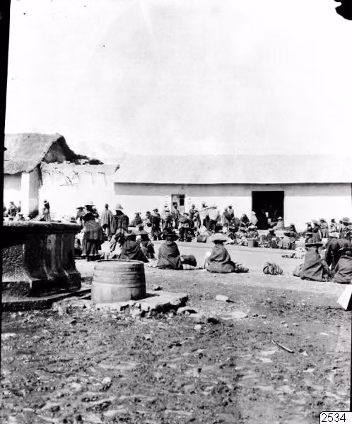 Market in Santa Rosa with Quechua Indians (SMVK 2603692)
