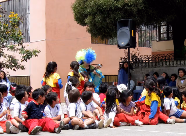 Hummingbird dance at a school in Quito (2010)