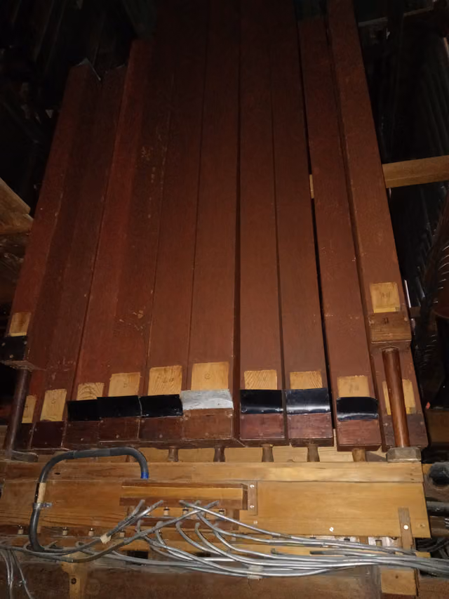Pipes of the great organ of the Gualeguaychú cathedral