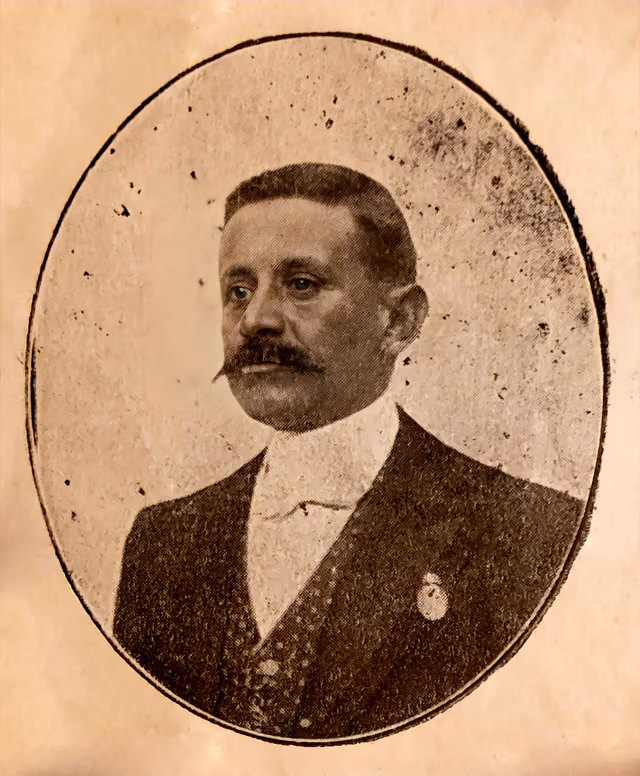 Lithograph of Simeón Roncal
