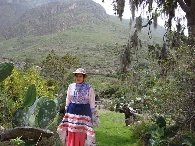 Woman from Tapay in the Colca Canyon