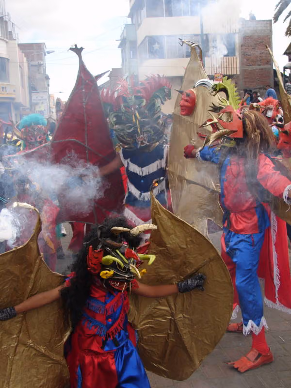 Diablada de Píllaro, photograph 005 (6 January 2007)