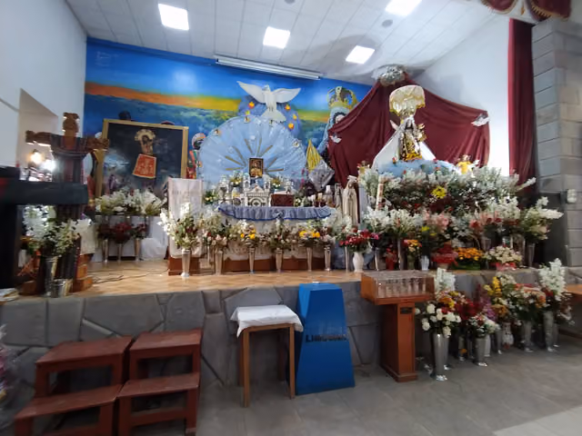Virgin of Carmen in the town of Paucartambo 01