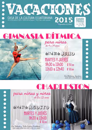 Cursos vacacionales de exploradores de la danza (2015)
