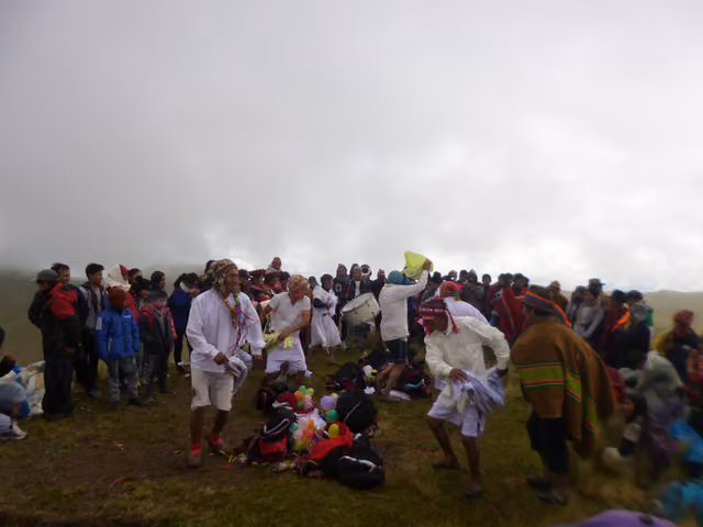 Linderaje boundary-walking, Fortaleza community, Cusco 2019 (photo 27)