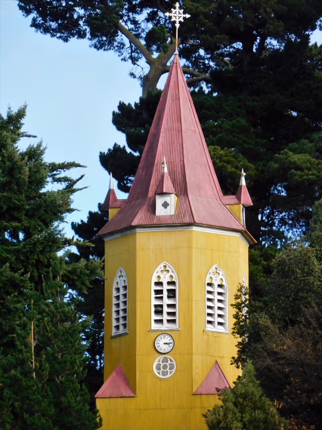 Bell tower of the former San Francisco Javier school