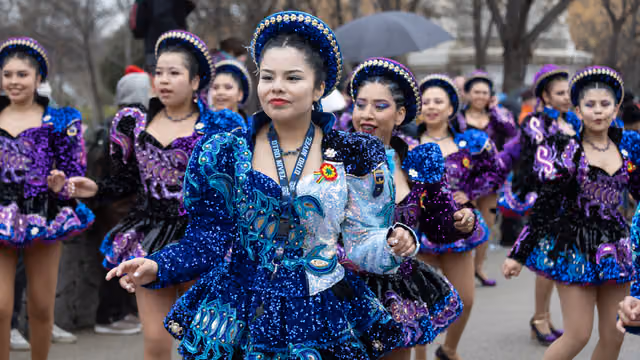 Madrid Carnival 2025, Bolivian dancers, photo 4