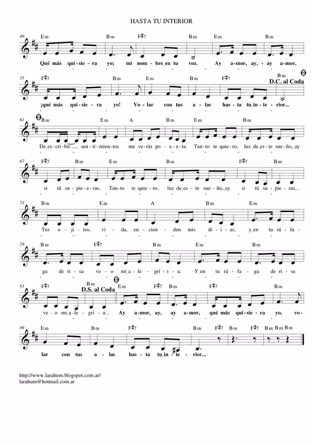 Hasta tu interior (score) — Page 2