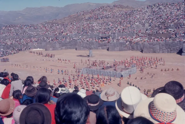Inti Raymi at Saqsahuayman in 1974