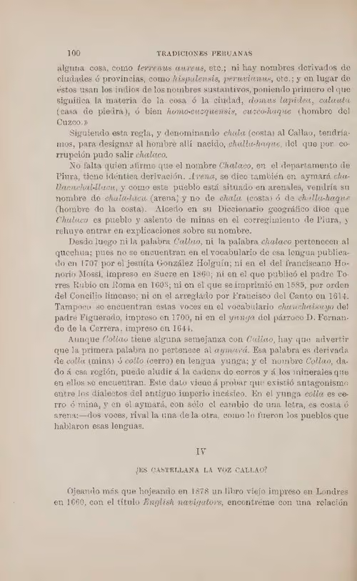 Tradiciones peruanas, vol. IV (1896), p. 108
