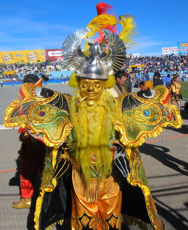 Rey caporal, personaje de la morenada