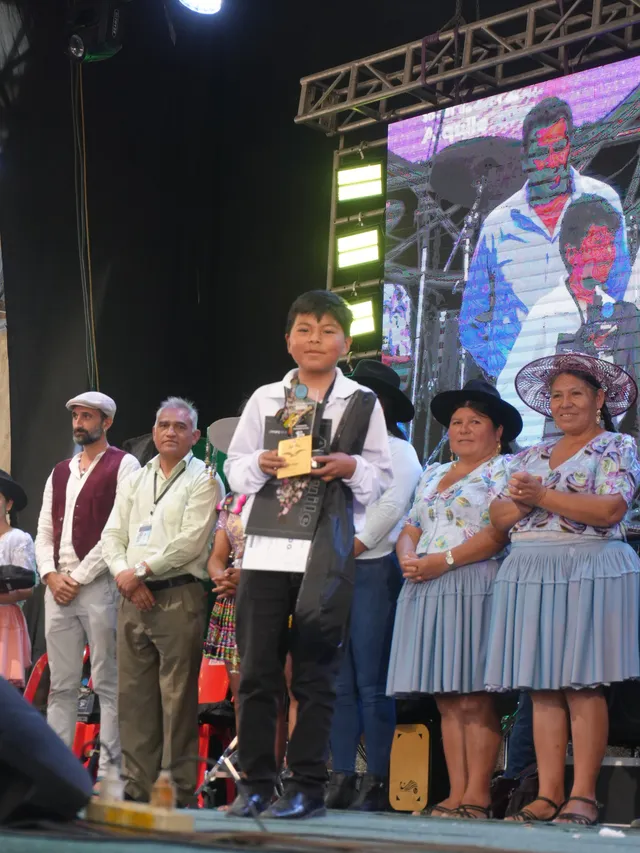 Winner of the Charango de Oro, children's category, Aiquile Charango Festival 2025