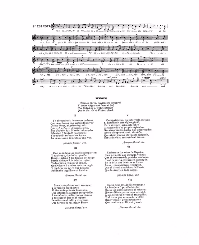 National Anthem of Peru — Page 8