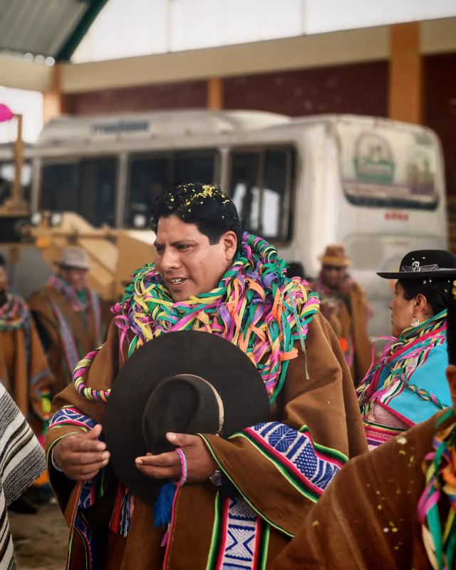 Senior authority at Carnival Monday in Ácora