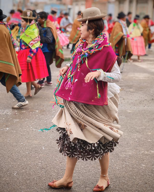 Celebrations during the visit of the main institutions in Ácora