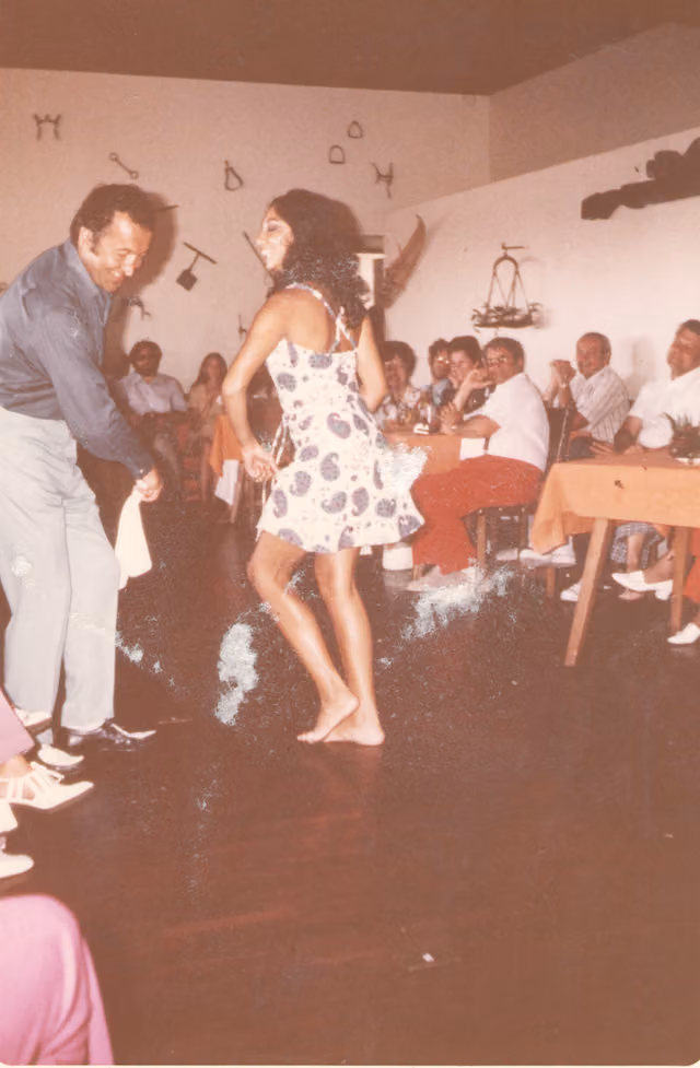 Guillermo Ganoza bailando marinera