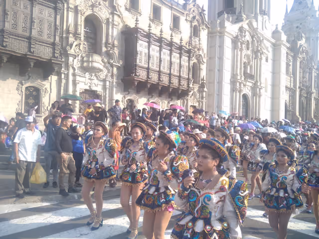 Pasacalle in Lima, Festival of the Virgin of Candelaria (2024), morenada