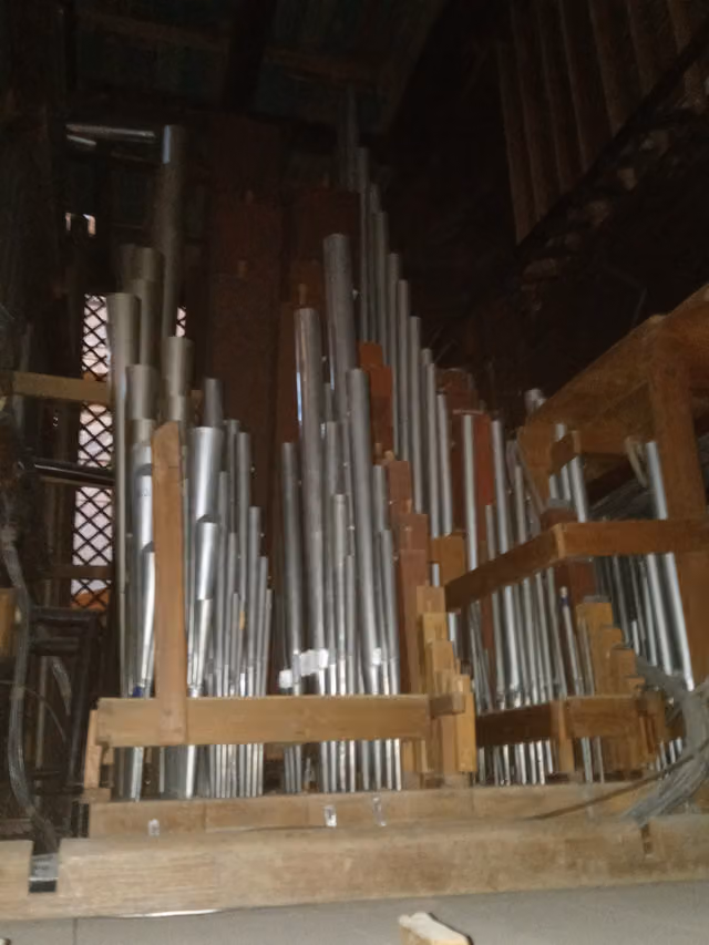 Organ pipes of the Gualeguaychú cathedral
