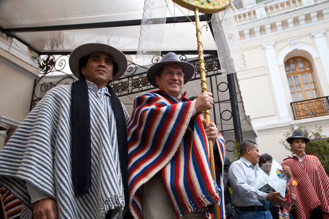 Foreign Minister Patiño named prioste mayor of the Corpus Christi festival (8894184348)