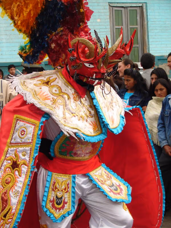 Diablada de Píllaro, photograph 040 (6 January 2007)