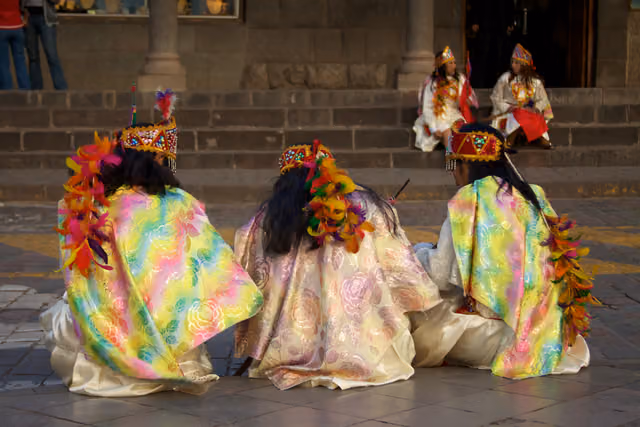 Traditional Andean dance festival, Cusco (096)