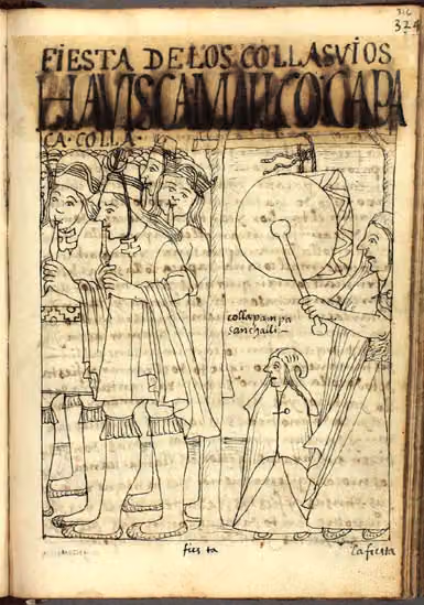 Fiesta de los Qullasuyus (Guaman Poma, p. 326)