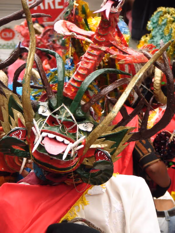 Diablada de Píllaro, photograph 001 (6 January 2007)