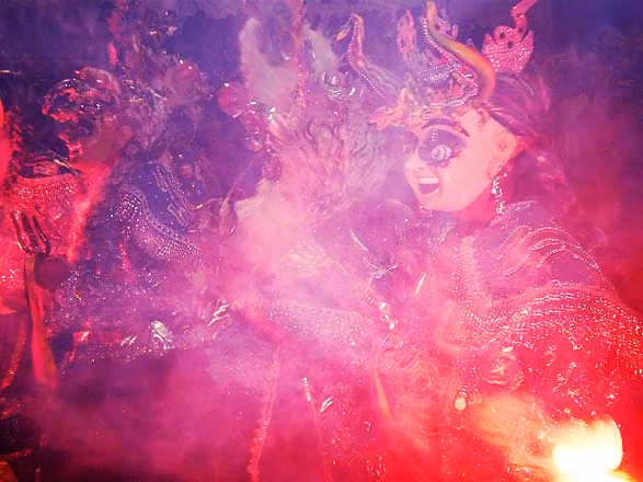 Ñaupas of the Diablada Artística Urus, Oruro