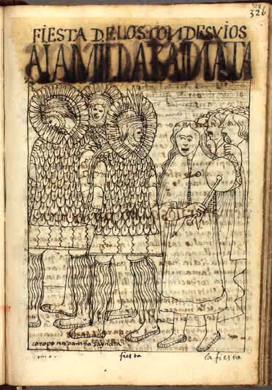 Fiesta de los Kuntisuyus (Guaman Poma, p. 328)