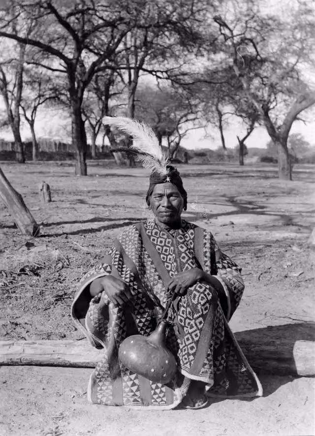Carancho, a famous Toba medicine man at Pilcomayo
