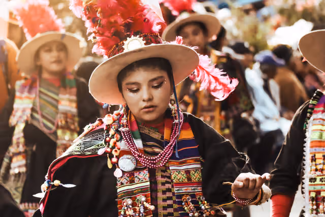 Tinku en el corso de La Paz