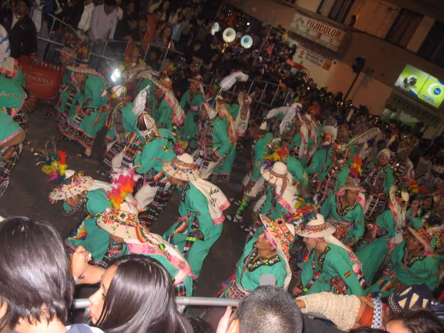 Tinku at the Oruro Carnival 2011