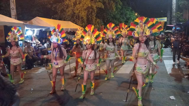 Tobas dancers (Bolivian carnival)
