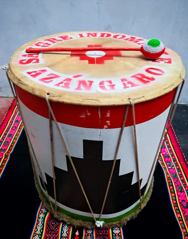 Traditional sikuri bombo