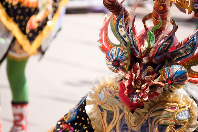 Diablada dancer at the Oruro Carnival