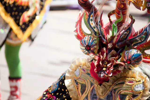 Diablada dancer at the Oruro Carnival