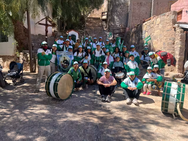 San Cayetano youth sikuri band