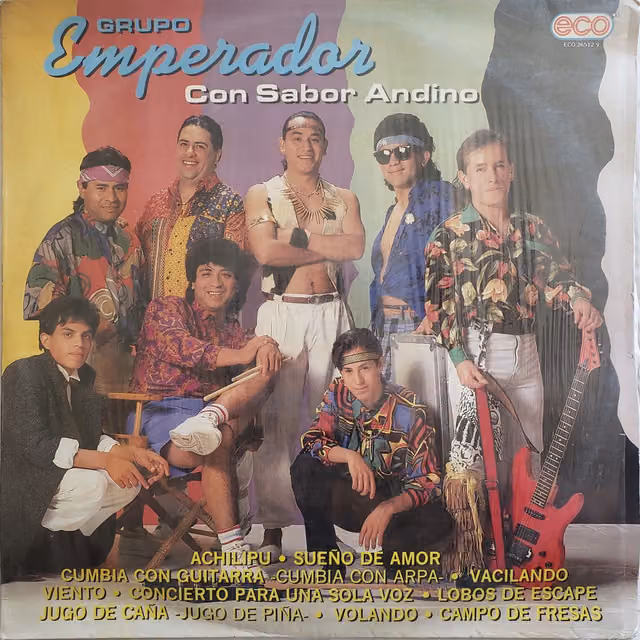 Con sabor andino (Grupo Emperador, 1992), cover