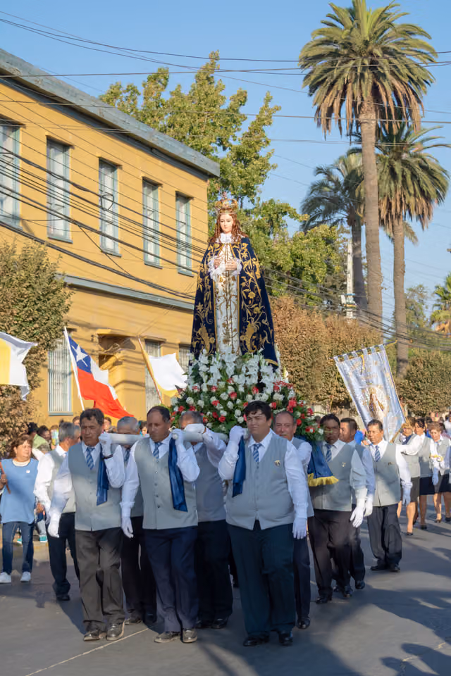 Procession of the Virgen de las 40 Horas, Limache (08)