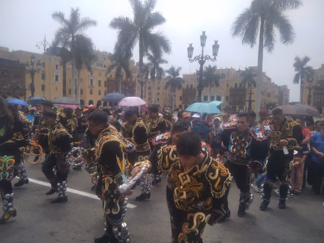 Morenada in the Lima parade, Candelaria (2024)