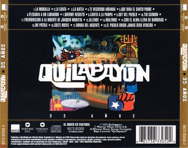 Quilapayún – 35 años (Back)